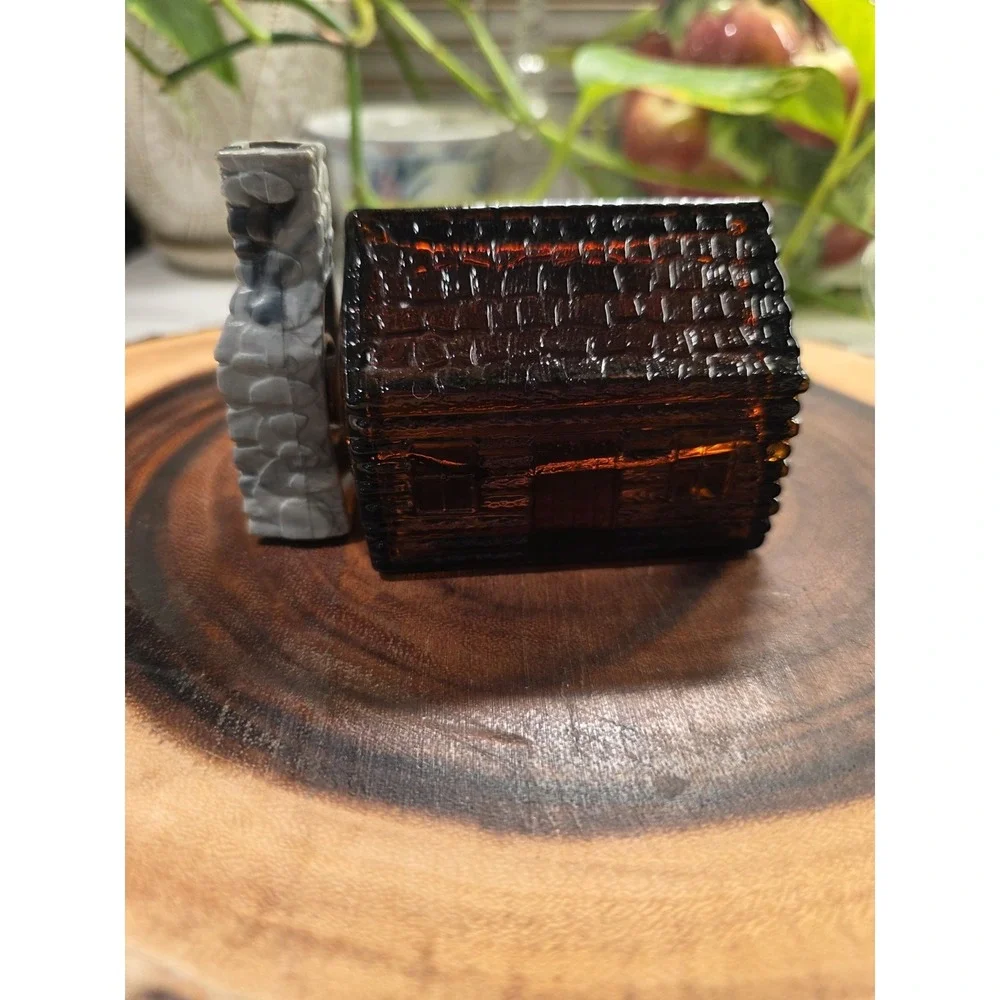 Vintage Avon Log Cabin Homestead Wild Country After Shave EMPTY